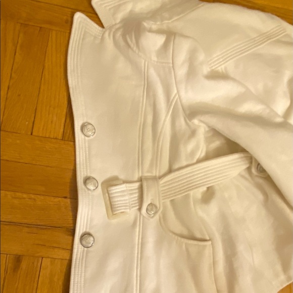 KENNETH COLE REACTION WOMEN DOUBLE BREASTED  BELTED COTTON COAT SIZE S *NEW NT* - Picture 3 of 15